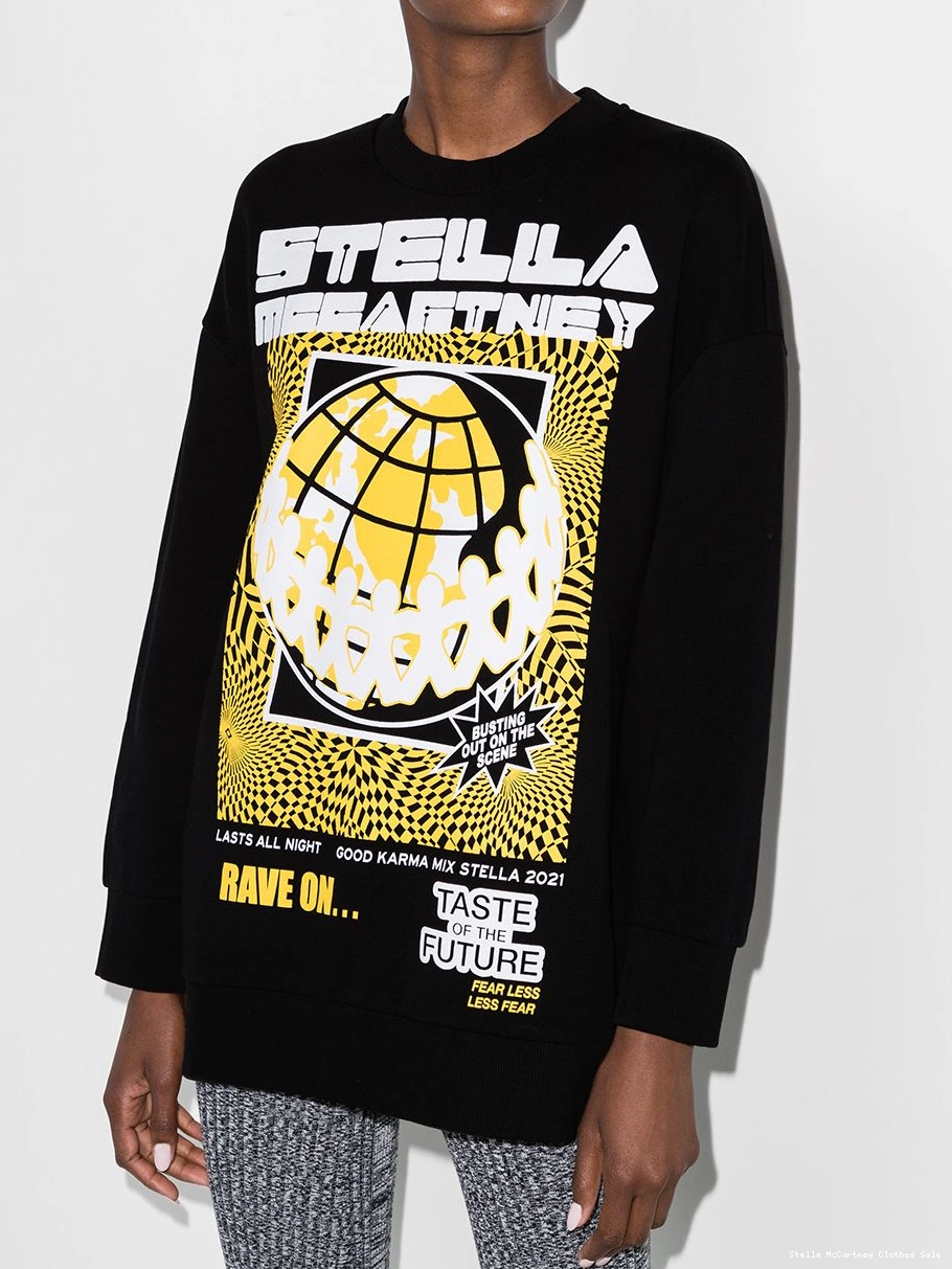 Affordable graphic-print Rave Stella Women McCartney sweatshirt 0413